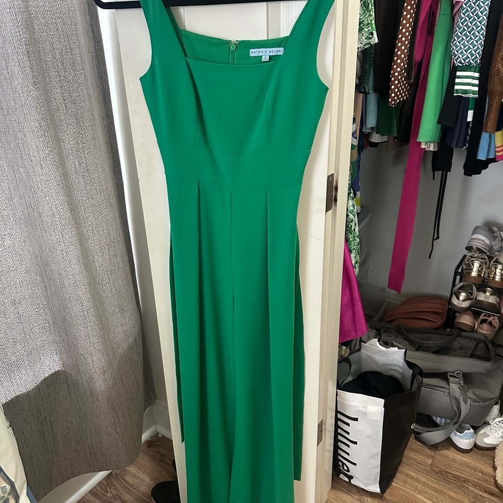 ANTONIO MELANI Green Trousers for Effortless Elegance